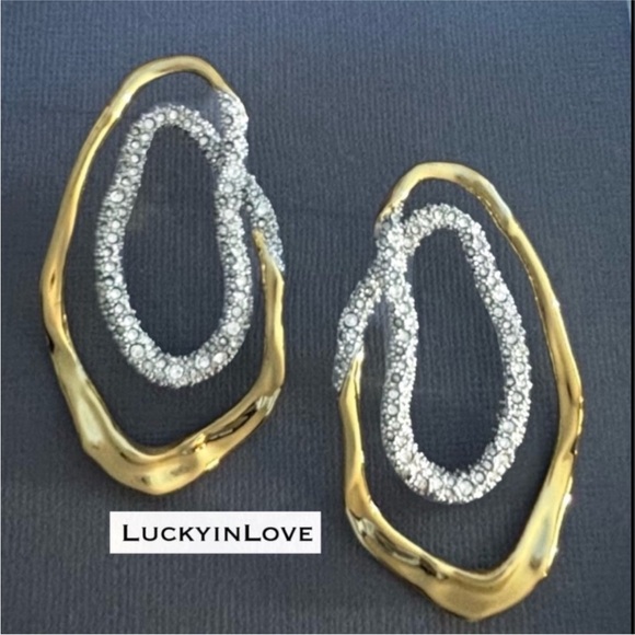 ALEXIS BITTAR • Solanales Double Loop Post Hoop Earrings - Picture 12 of 12